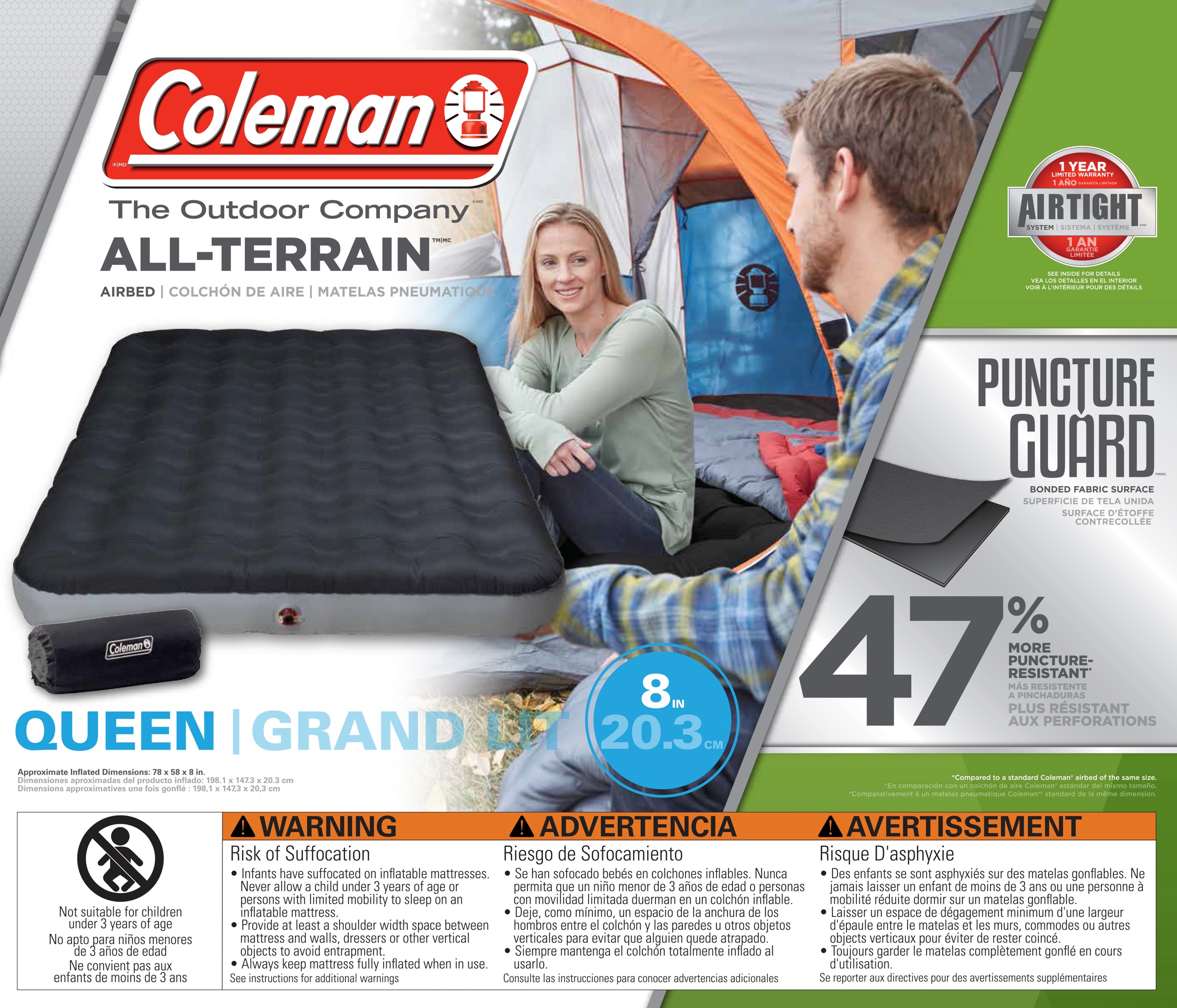 All Terrain Airbed Q 8in gallery